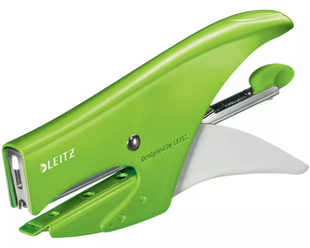 Leitz Heftzange Wow 15 Seiten, Grün
