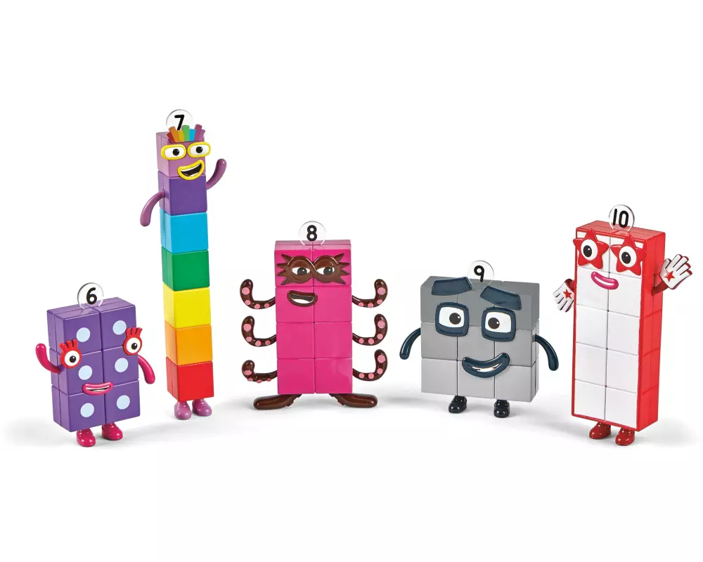 Learning Resources Beschäftigungsspielzeug Numberblocks-Freunde Sechs bis Zehn