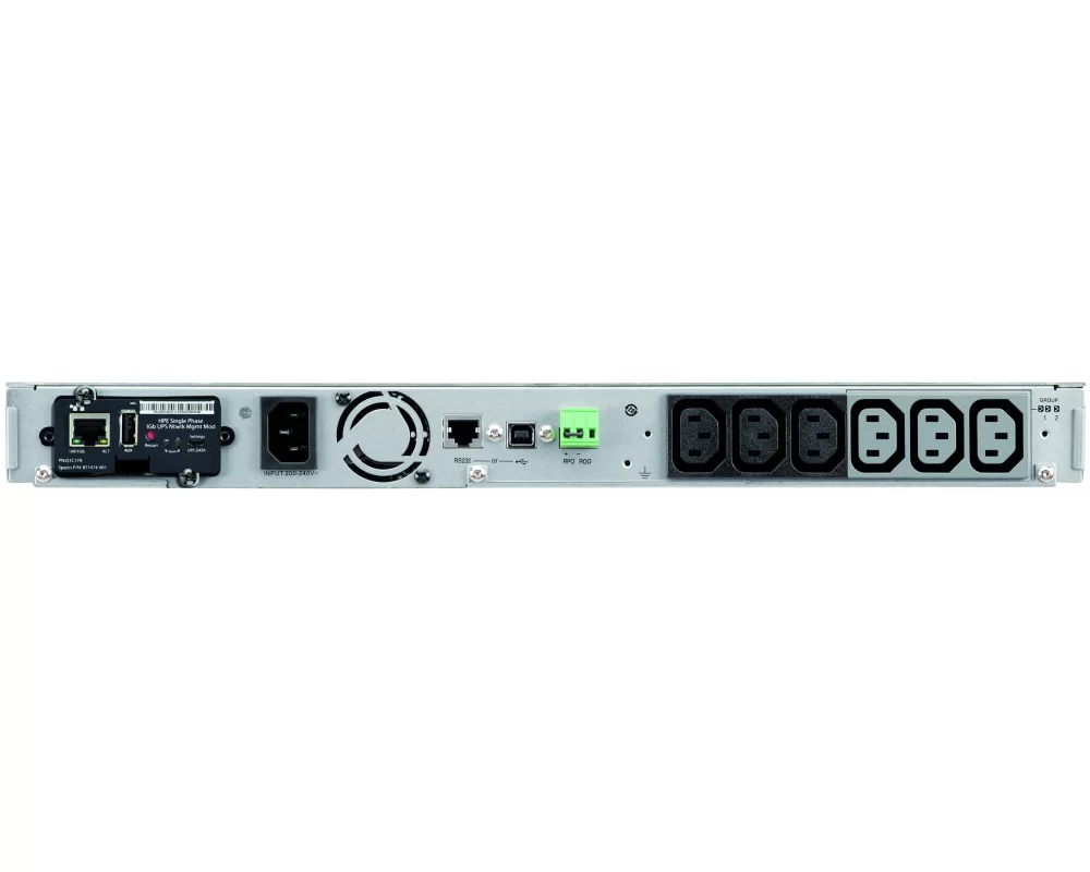 HPE UPS R1500 G5, Input 1x C14, Output 6 x C13, Rack Version