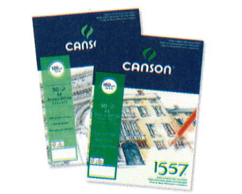CANSON Skizzenblock 1557 A3 204127409 50 Blatt, geleimt, 120g
