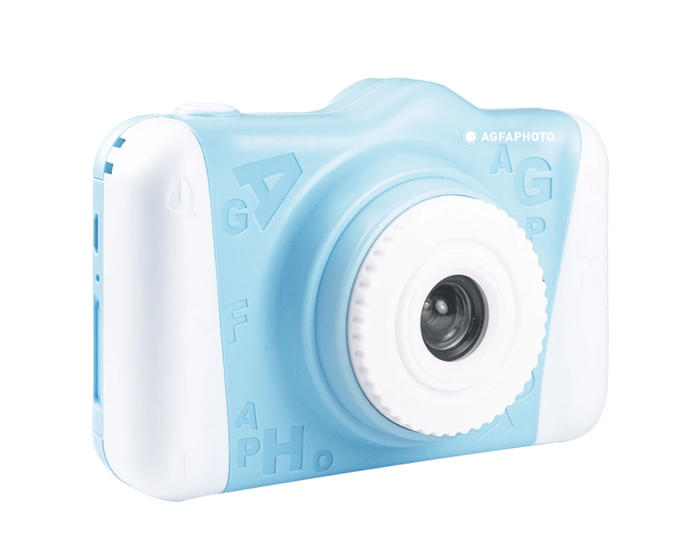 Agfa Kinderkamera Realikids Cam 2 blau, 3,5" Display, 720p - 1280x720 HD Video