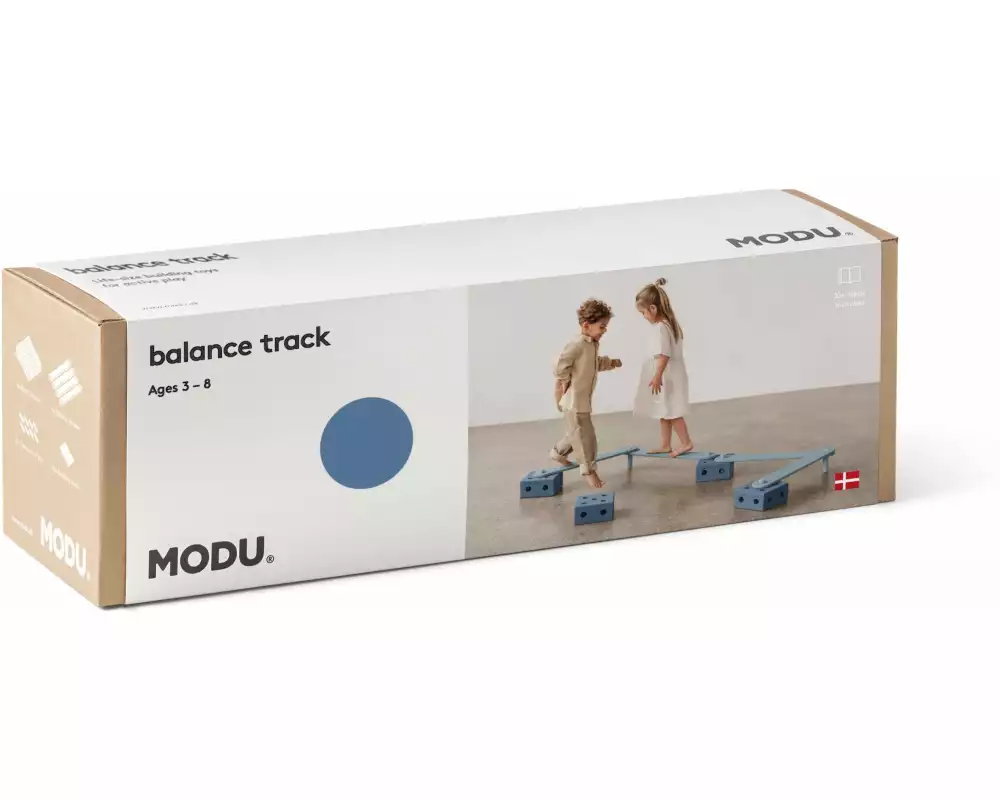 MODU Beschäftigungsspielzeug Balance Track Set Blau