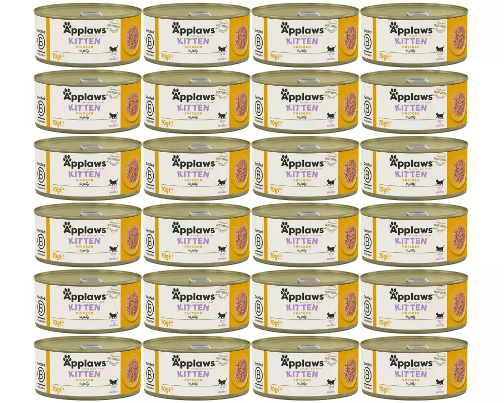Applaws Nassfutter Dose Kitten Hühnchenbrust, 24 x 70 g