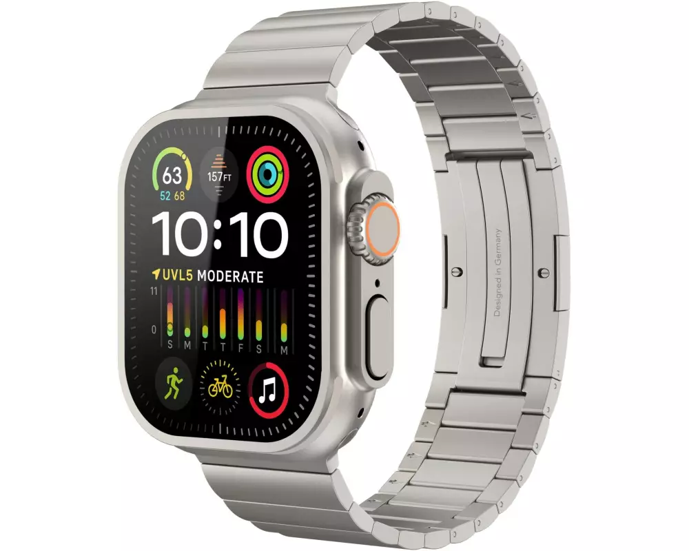 Vonmählen Armband Pro One Size Apple Watch 44/45/46/49 mm Silver