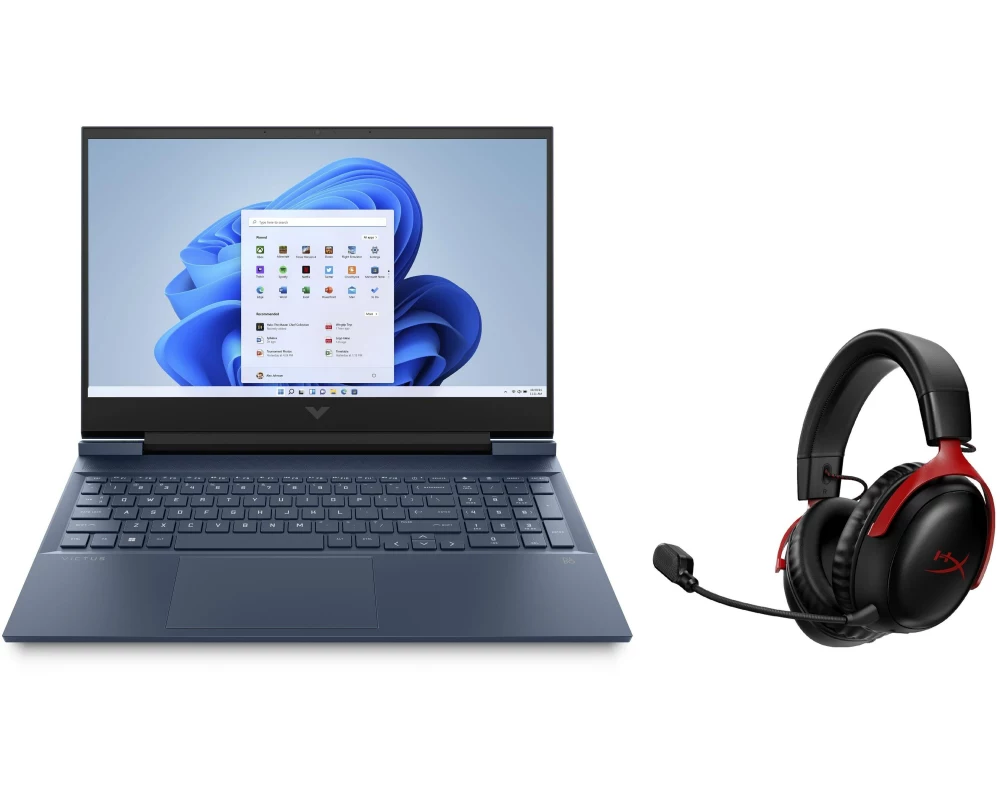 HP Notebook VICTUS 16-s0640nz + HyperX Cloud III