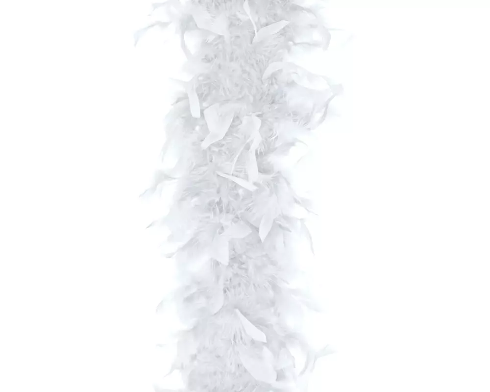 Partydeco Partyaccessoire Boa Weiss