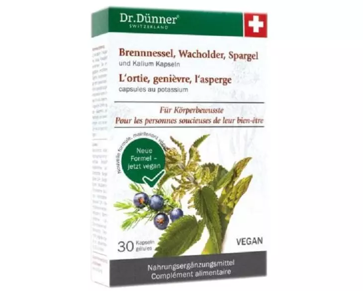 Dr. Dünner Brennnessel Entwässerung 30 Kapseln