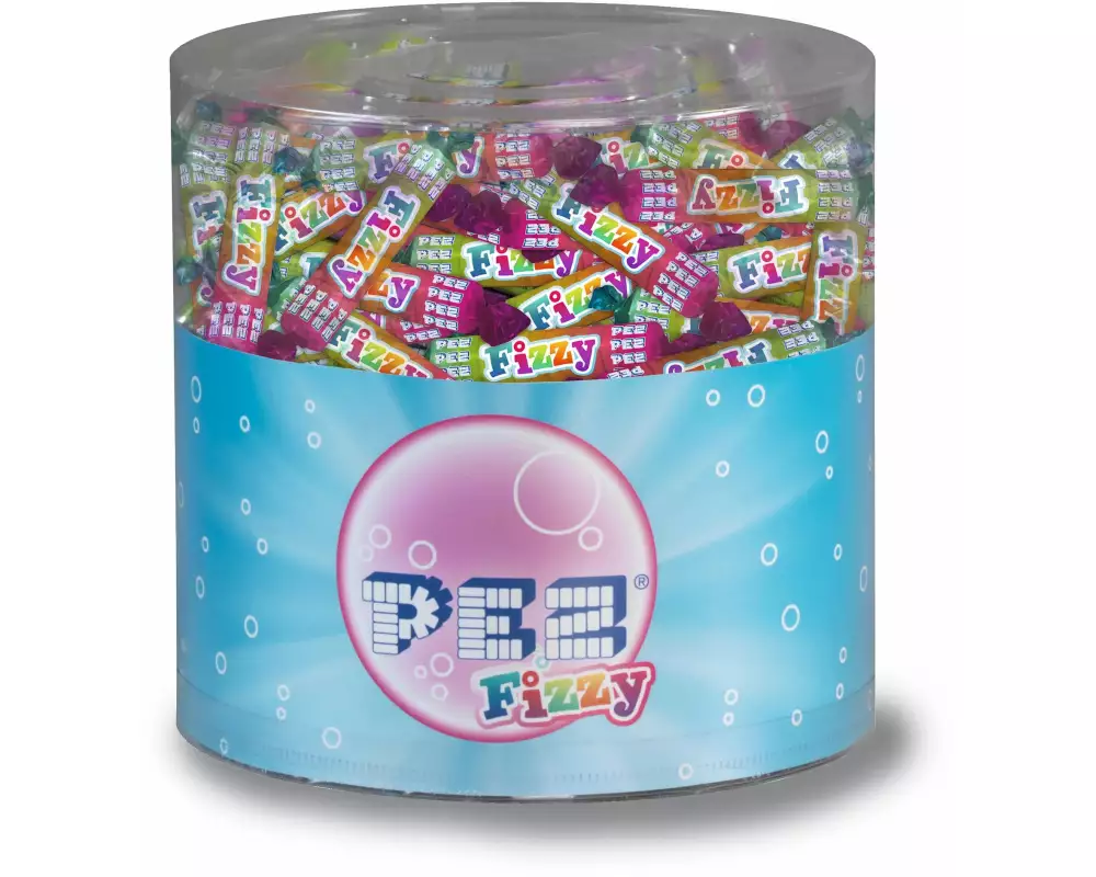 PEZ Fizzy Rollen Dose 150 x 6 g