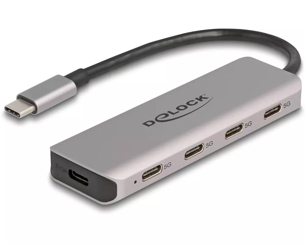Delock USB-Hub 4x USB C 5Gbps