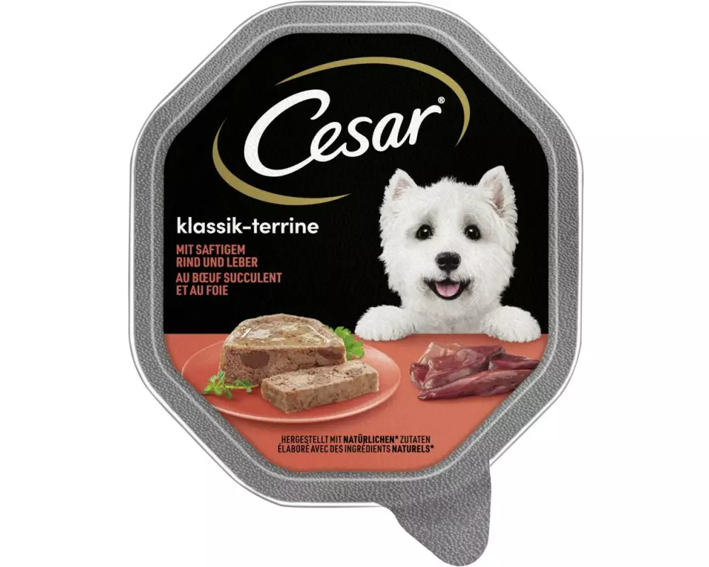 Cesar Klassiker Rind und Leber Pastete