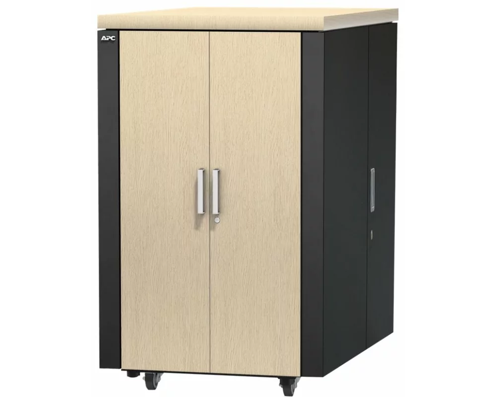 APC NetShelter CX 24U Secure Soundproof Server Room in a Box Enclosure Shock Packaging