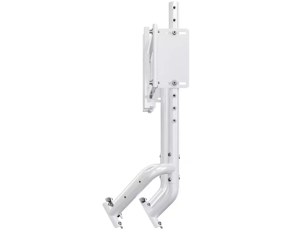 Oplite R8 Single Monitor Mount Stahl, Weiss