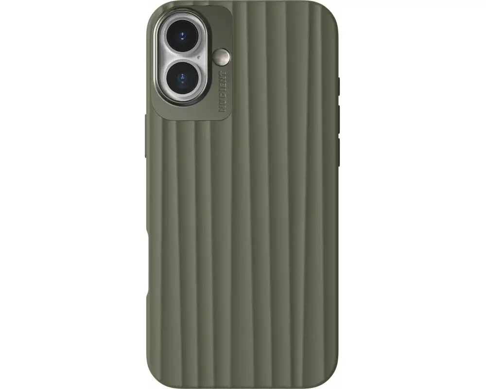 Nudient Back Cover Bold MagSafe iPhone 16 Plus Olive Green