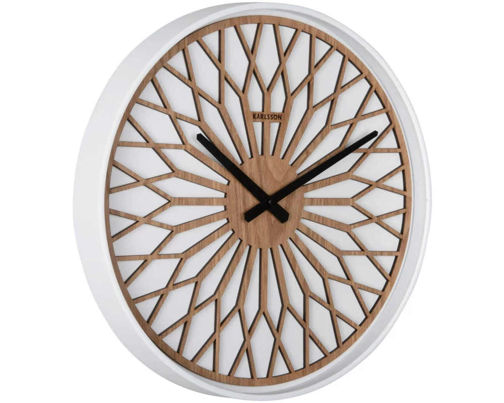 KARLSSON Wanduhr Girasol 40.6 cm, Weiss
