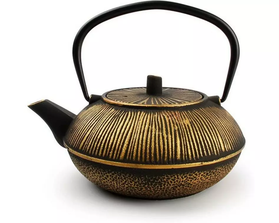 Salt & Pepper Teekanne My Tea Streifen 0.8 l, Schwarz/Gold
