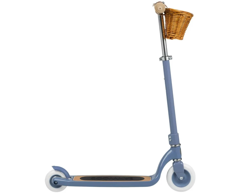 Banwood Scooter Maxi Vintage Blue, Recycelter Kunstoff/Stahl, 4 kg