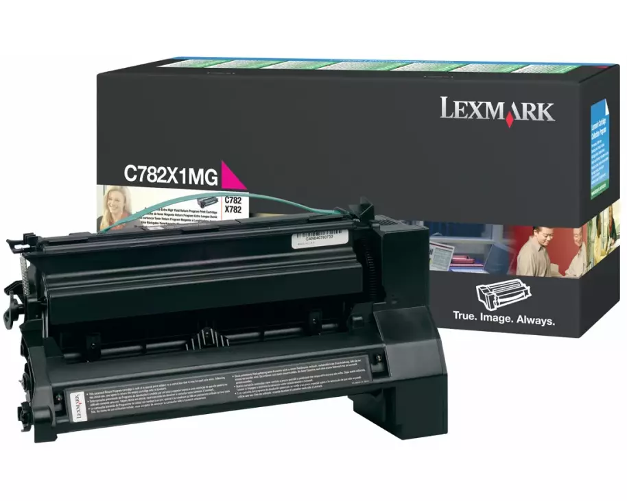 LEXMARK C782, X782e Toner magenta high Capacity 15.000 pages return