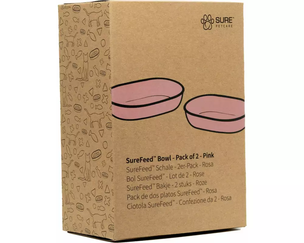 SureFeed Zubehör Einzel-Ersatzschale, 2 Stück, Pink