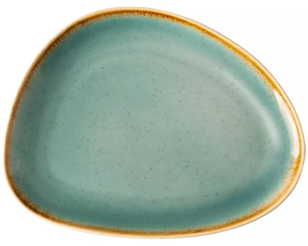 Lunasol Servierplatte Gaya Sand Türkis, 6 Stk. 20.5 cm