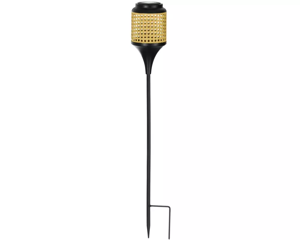 EGLO Leuchten Gartenlicht Solarspiess, 85 cm, Braun/Schwarz
