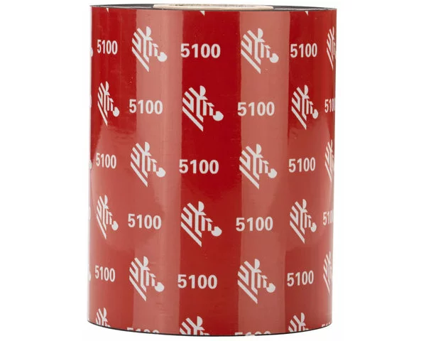Zebra 5100 Resin Thermoband 450 m Schwarz