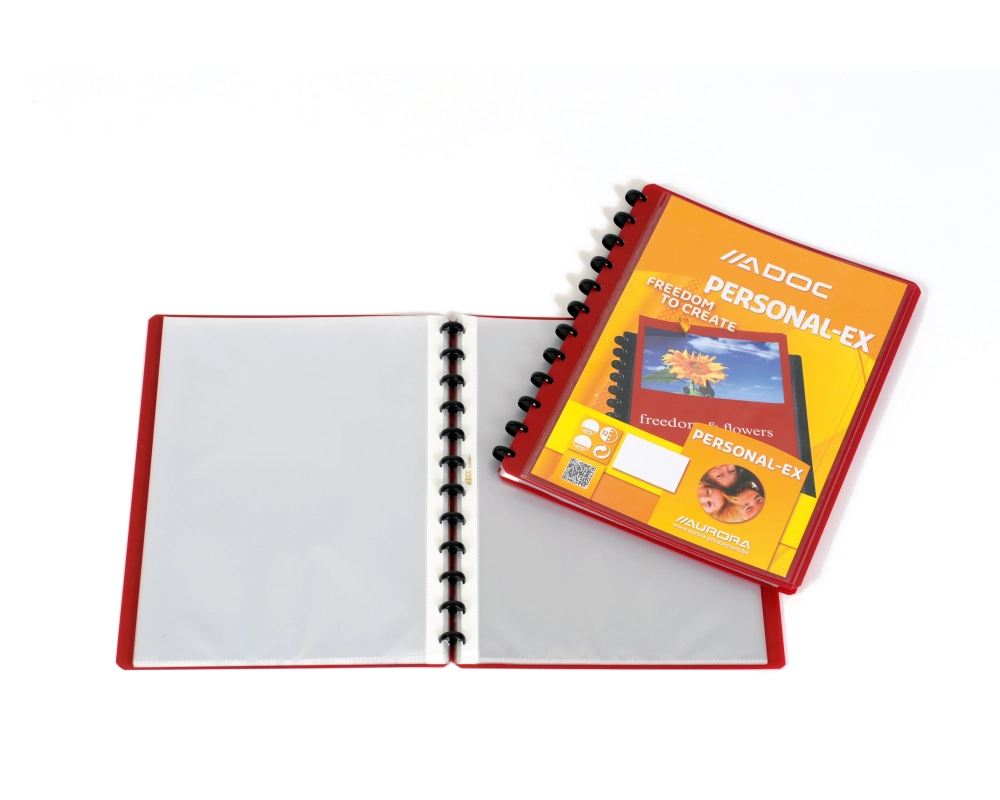 ADOC Sichtbuch Personal A4 5232.305 bordeaux m. Fenster 30 Taschen