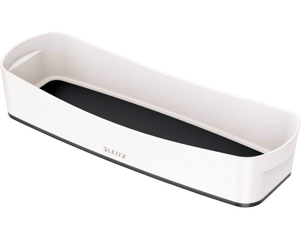 LEITZ MyBox Aufbewahrungsschale 5258-10-95 länglich, weiss/schwarz