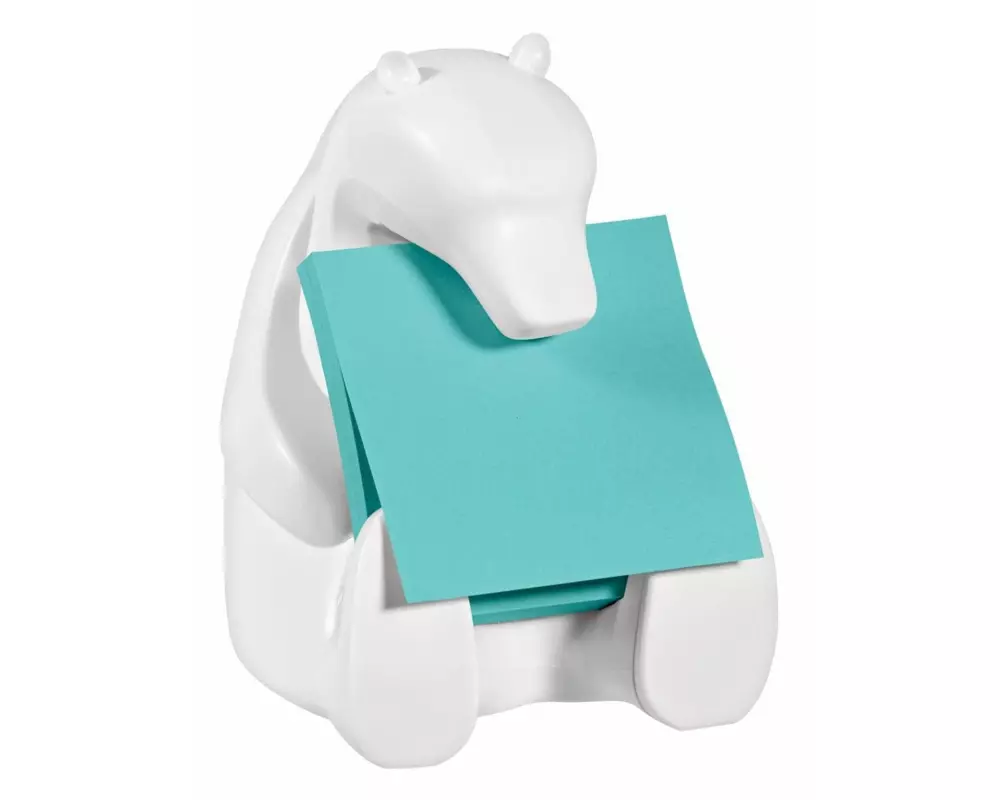 Post-it Notizzettel-Dispenser Bär Weiss
