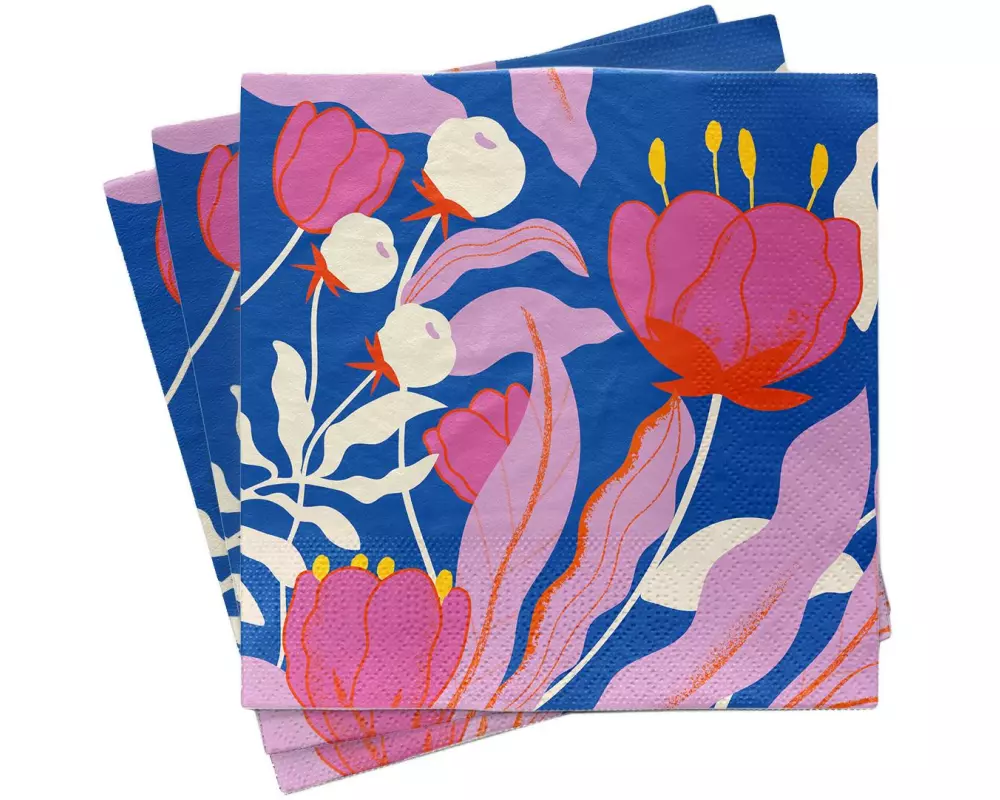 Chic Mic Cocktailservietten Summer tale 33 cm x 33 cm, 1 Stück