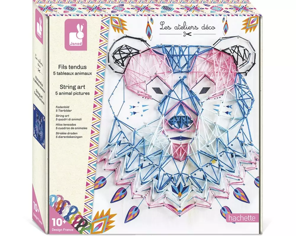 Janod Bastelset Fadenbilder Tiere