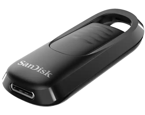 SanDisk SDCZ480-128G-G46. Capacity: 128 GB, Device interface: USB Type-C, USB version: 3.2 Gen 1 (3.1 Gen 1). Form factor: Slide. Weight: 6.5 g. Product colour: Black