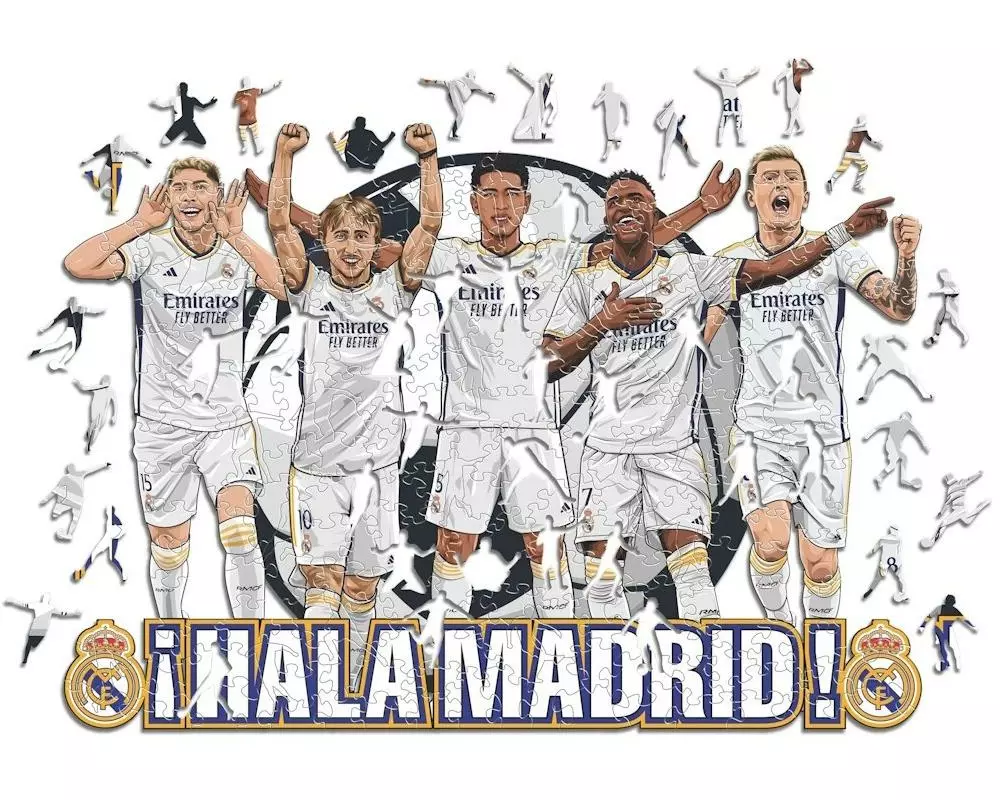 Iconic Puzzle Real Madrid CF - 5 Spieler