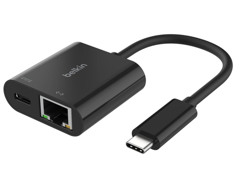 Belkin Connect Ethernet Adapter for MacBook, iPad Pro, MacBook Pro, Workstation