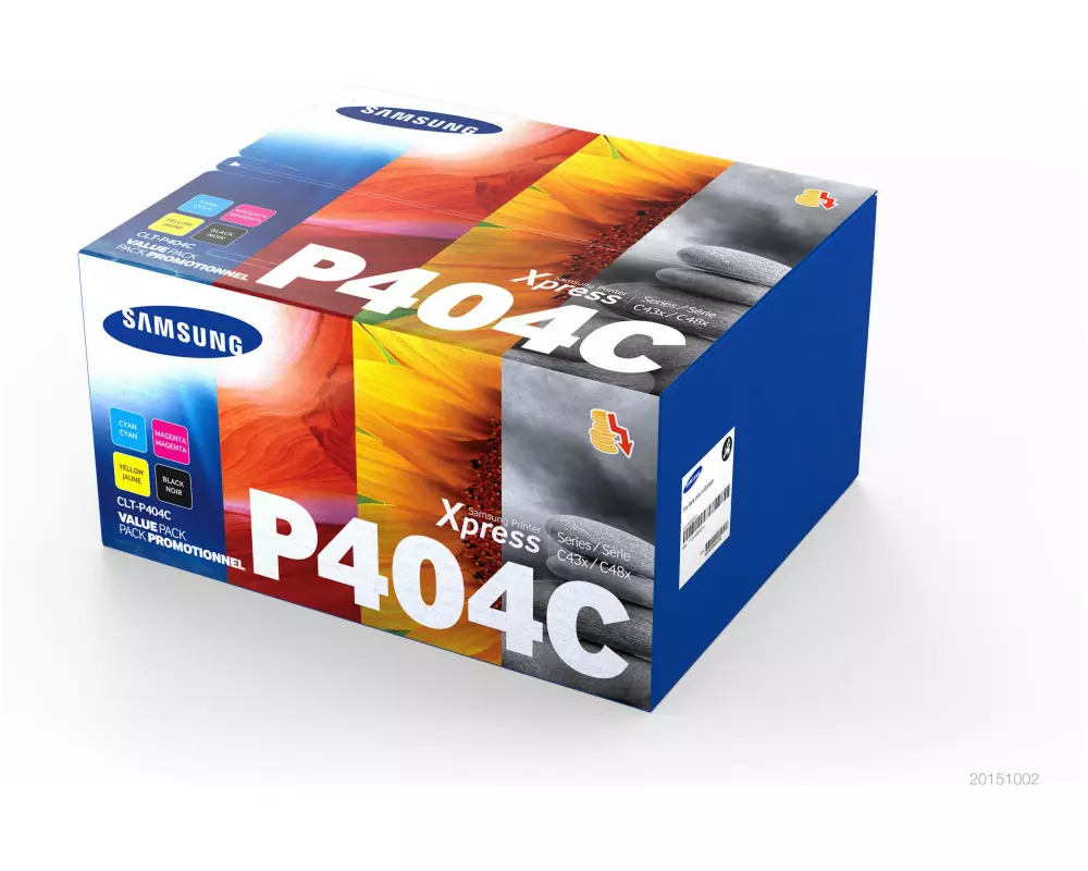Samsung by HP Tonerset CLT-P404C / SU365A Black/Cyan/Magenta/Yellow