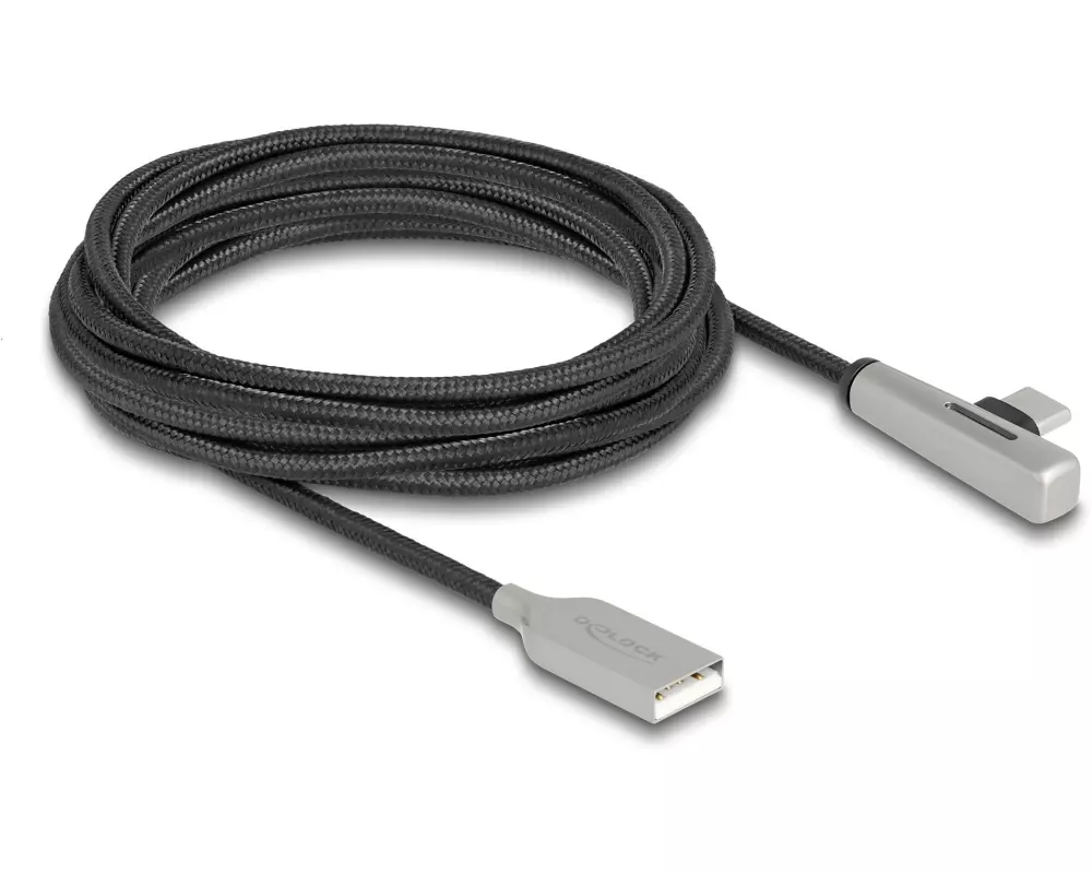 Delock USB 2.0-Kabel Schnelladefunktion 60 W USB-A - USB-C 3 m