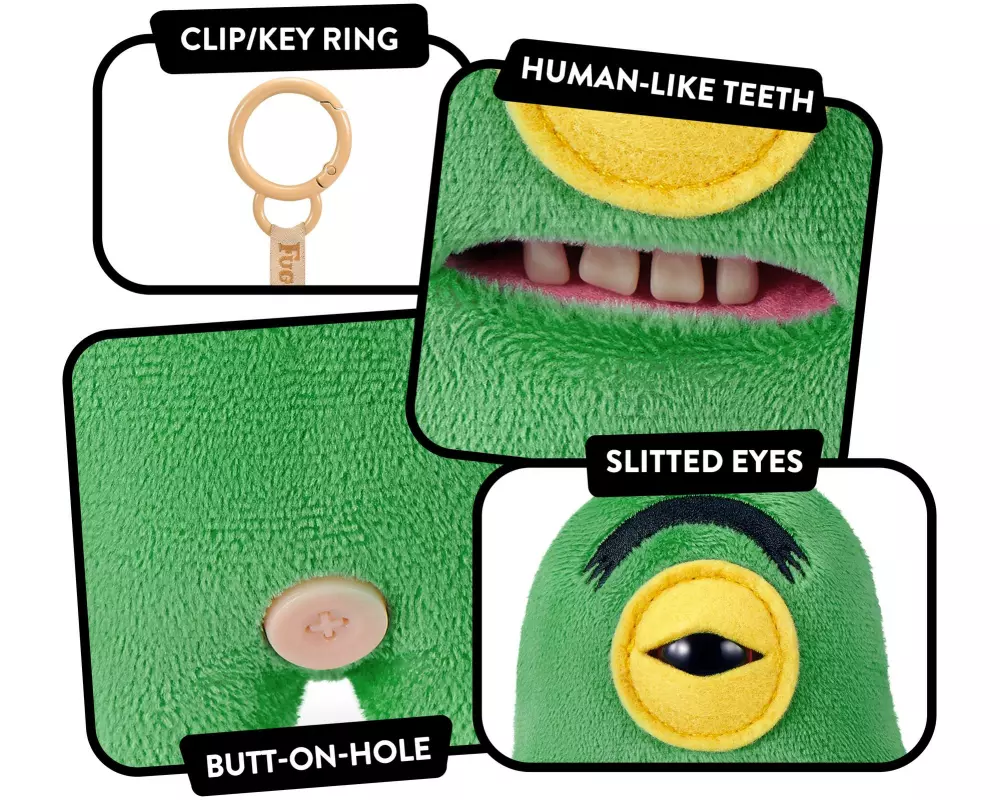 Zuru Fuggler Spongebob Key Rings 5" Plüsch, 12 cm