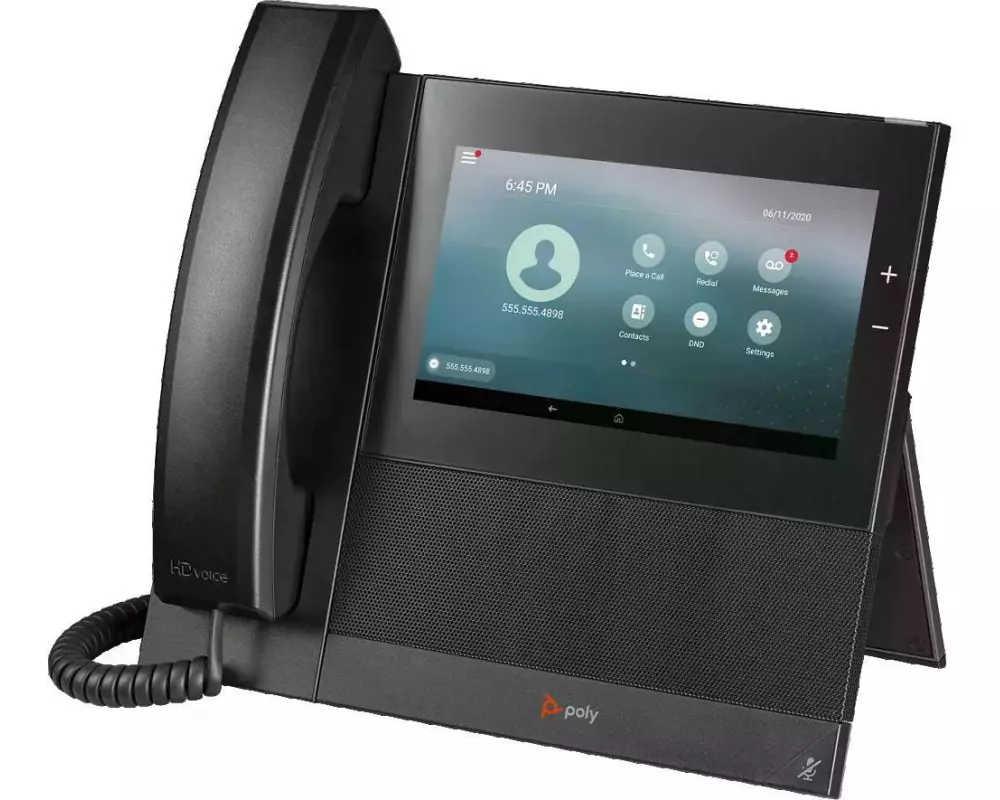 HP Tischtelefon Poly CCX 600 SIP Schwarz