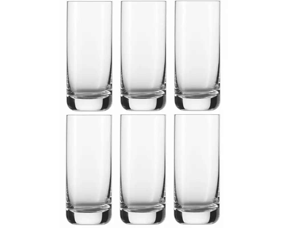 Schott Zwiesel Longdrinkglas Convention 390 ml, 6 Stück, Transparent