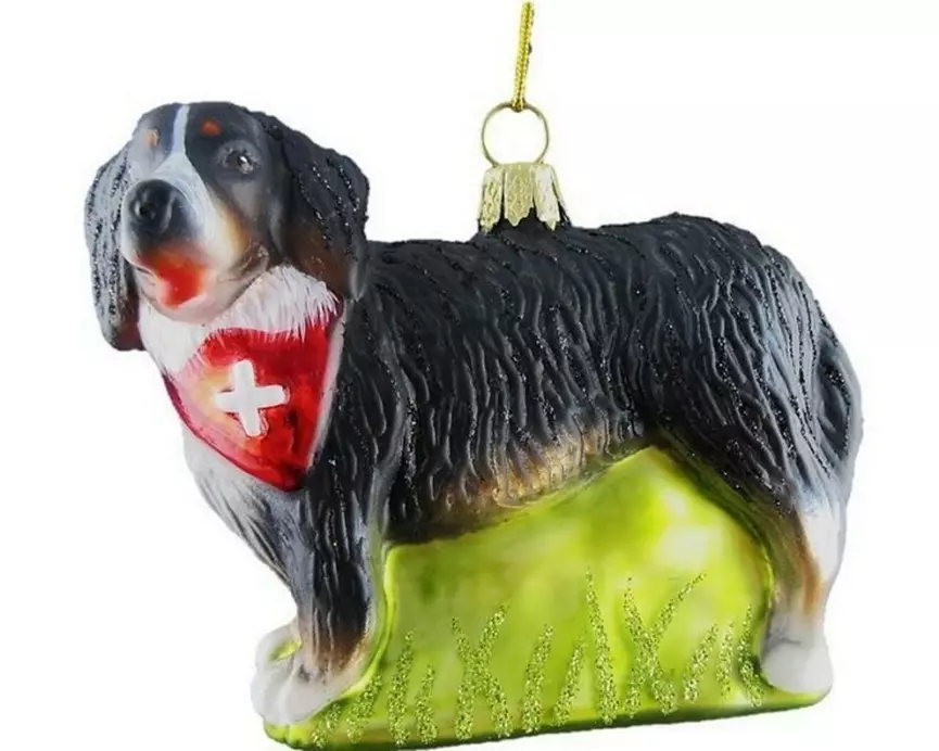 creanorm Weihnachtskugel Bernersennenhund Mehrfarbig