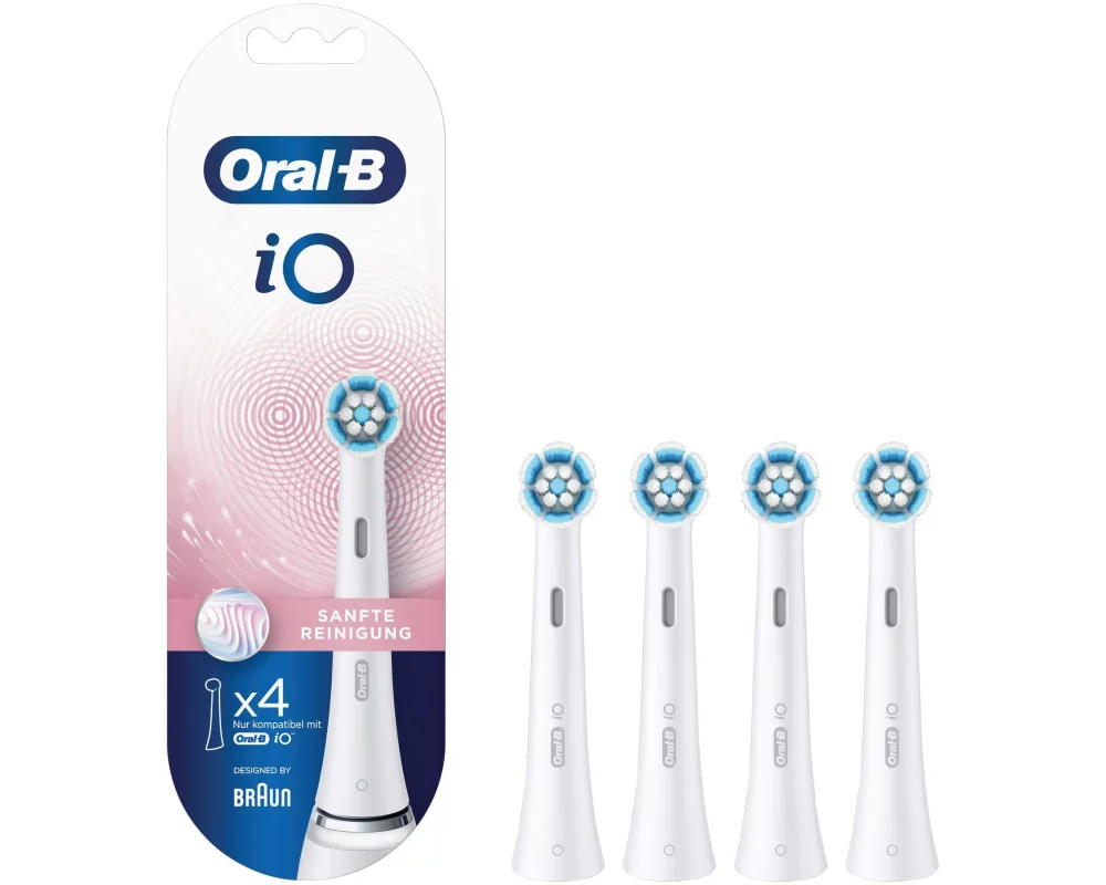 Oral-B Zahnbürstenkopf iO Sanfte Reinigung 4 Stück