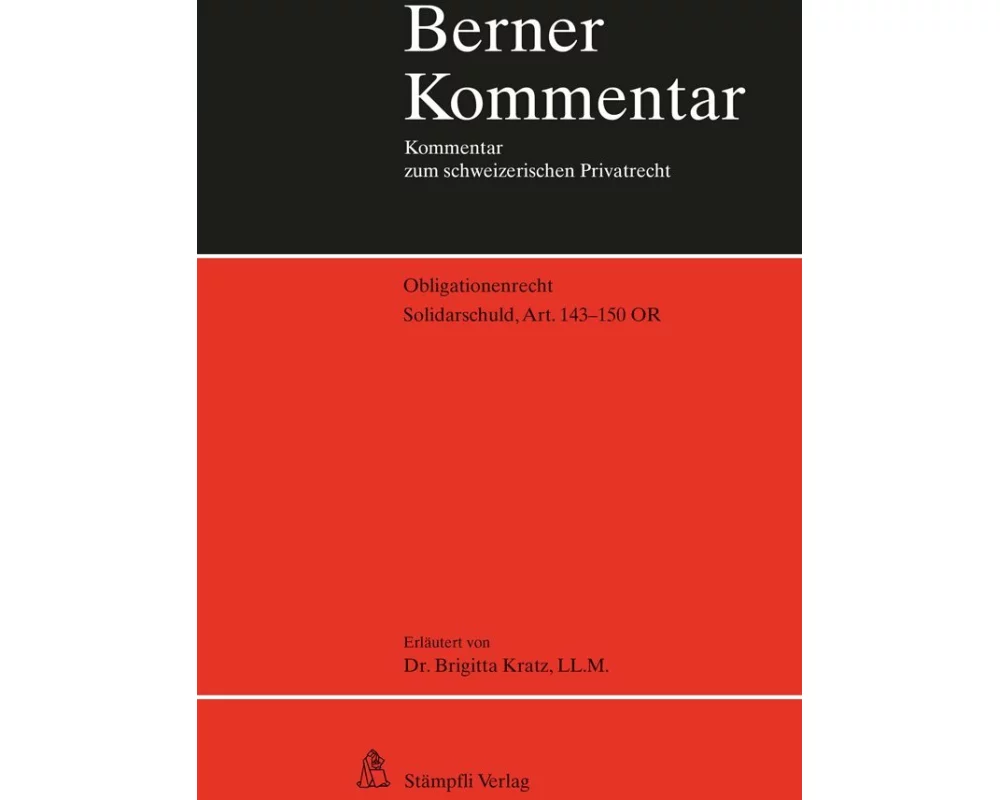 Obligationenrecht, Solidarität, Art. 143-150 OR