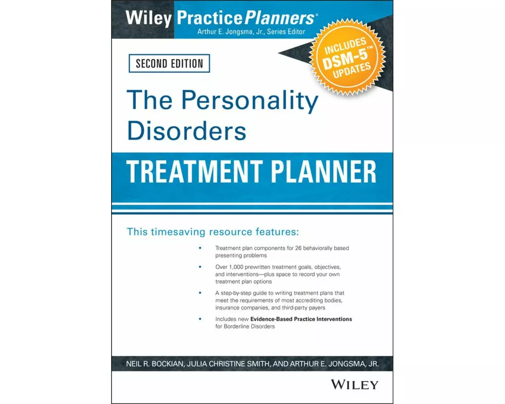 The Personality Disorders Treatment Planner: Includes DSM-5 Updates