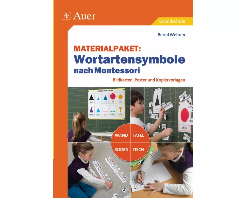 Materialpaket Wortartensymbole nach Montessori