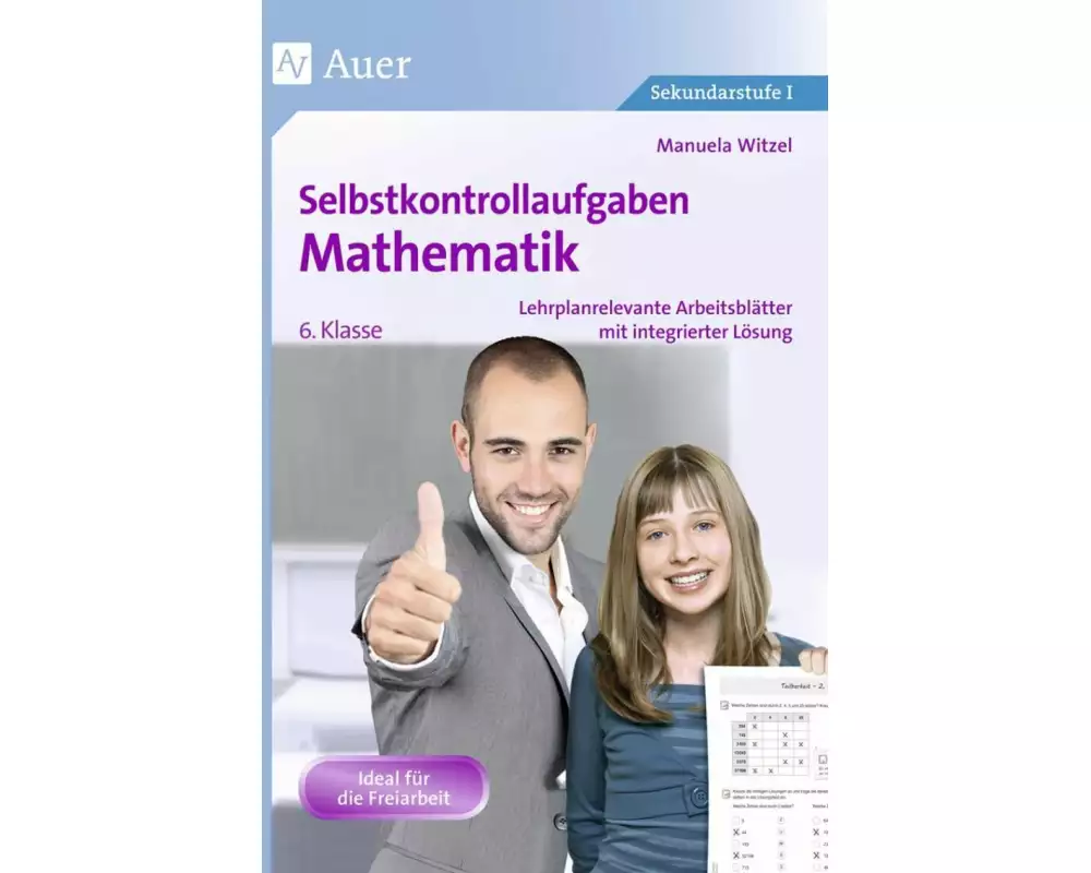 Selbstkontrollaufgaben Mathematik Klasse 6
