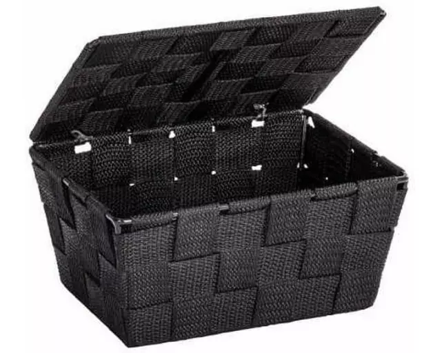 Wenko Bad-Utensilienhalter Adria Schwarz