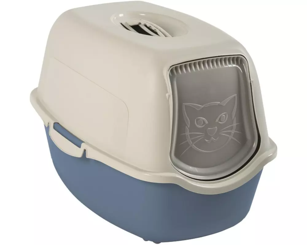Rotho Katzentoilette Bailey Eco, Sand – Blau