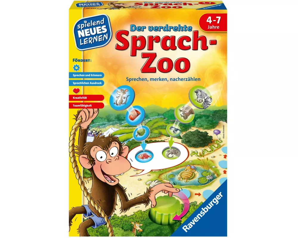 Der verdrehte Sprach-Zoo - Kinderspiel ab 4 Jahre