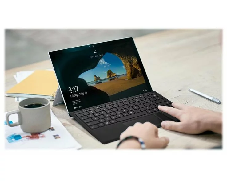 MS Surface Pro Signa Type Cover FRP Commercial SC Hardware M1755 Black Switz/Lux (CH) (LU)