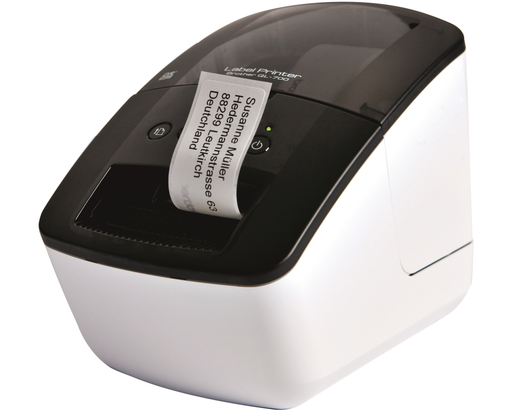 PTOUCH Profi-Labelprinter QL-700 mit 2 Etikettenrollen
