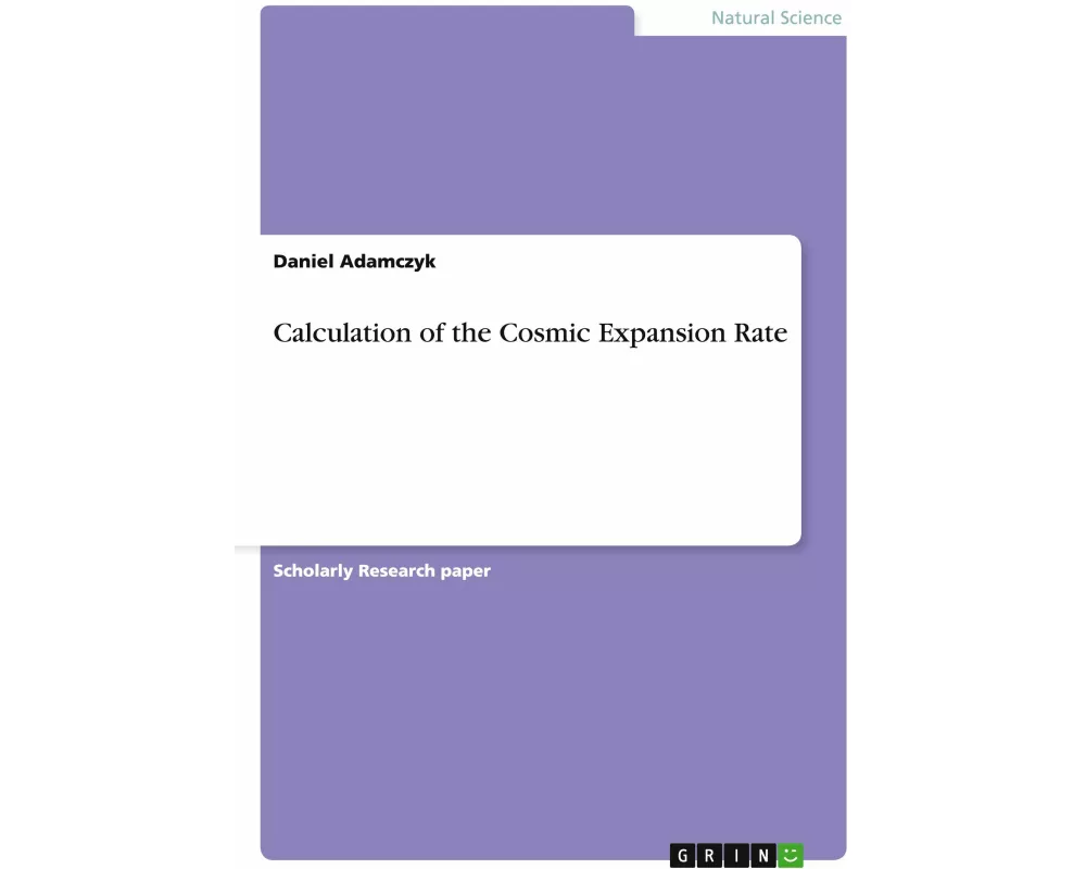 Calculation of the Cosmic Expansion Rate